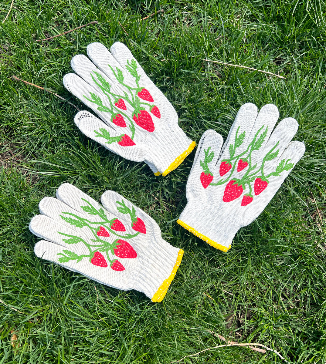 gardening gloves near me New! Strawberry Gardening Gloves