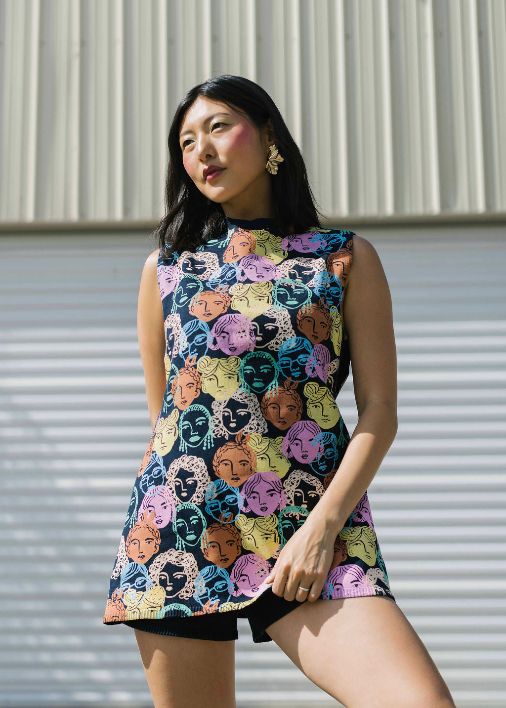 Brenda Knit Two-Piece Set- Navy Blue Floral Brenda Knit Two-Piece Set- Navy Blue Floral