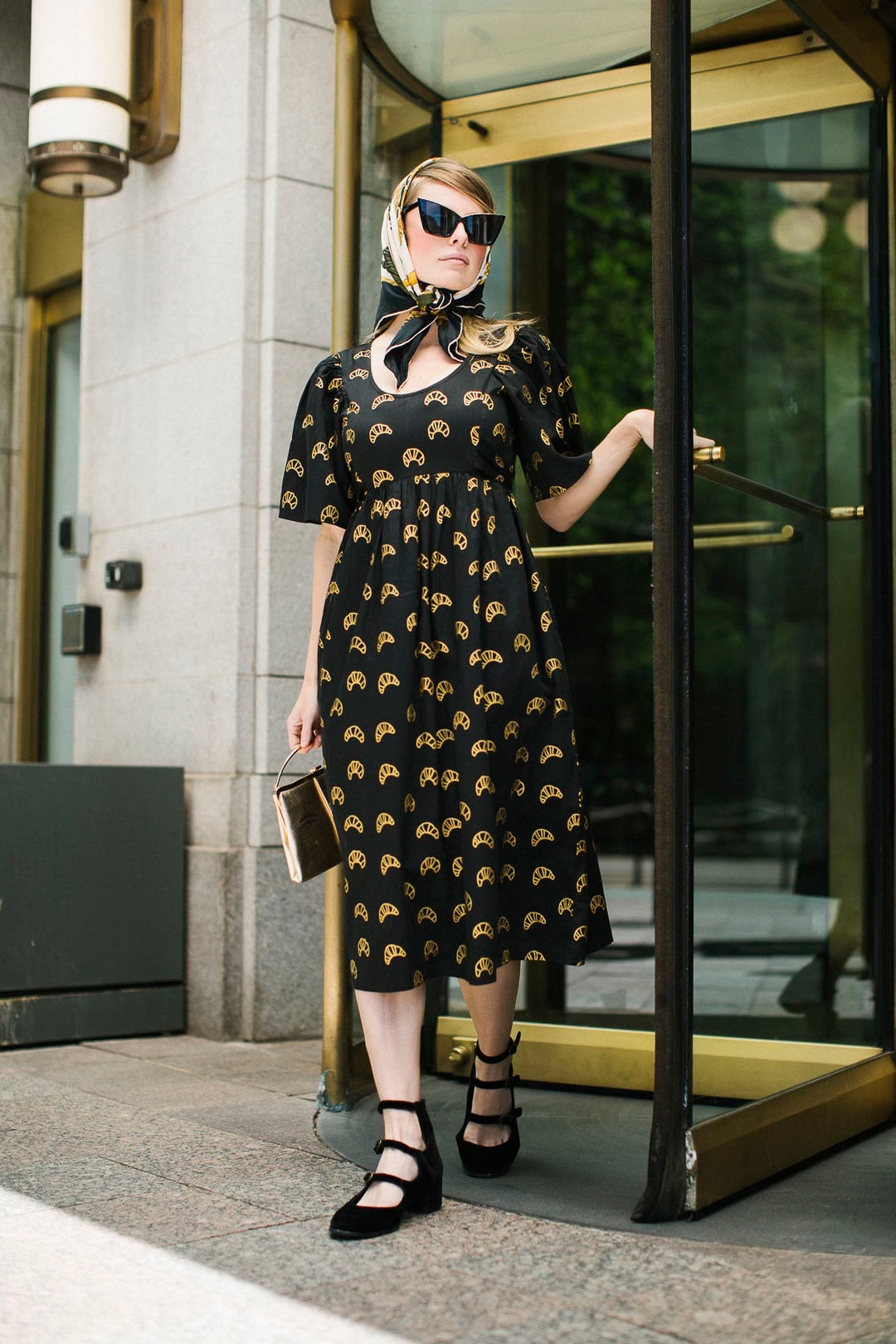 Flutter Sleeve Tie Waist Croissant Dress | Sun Dress – My Little