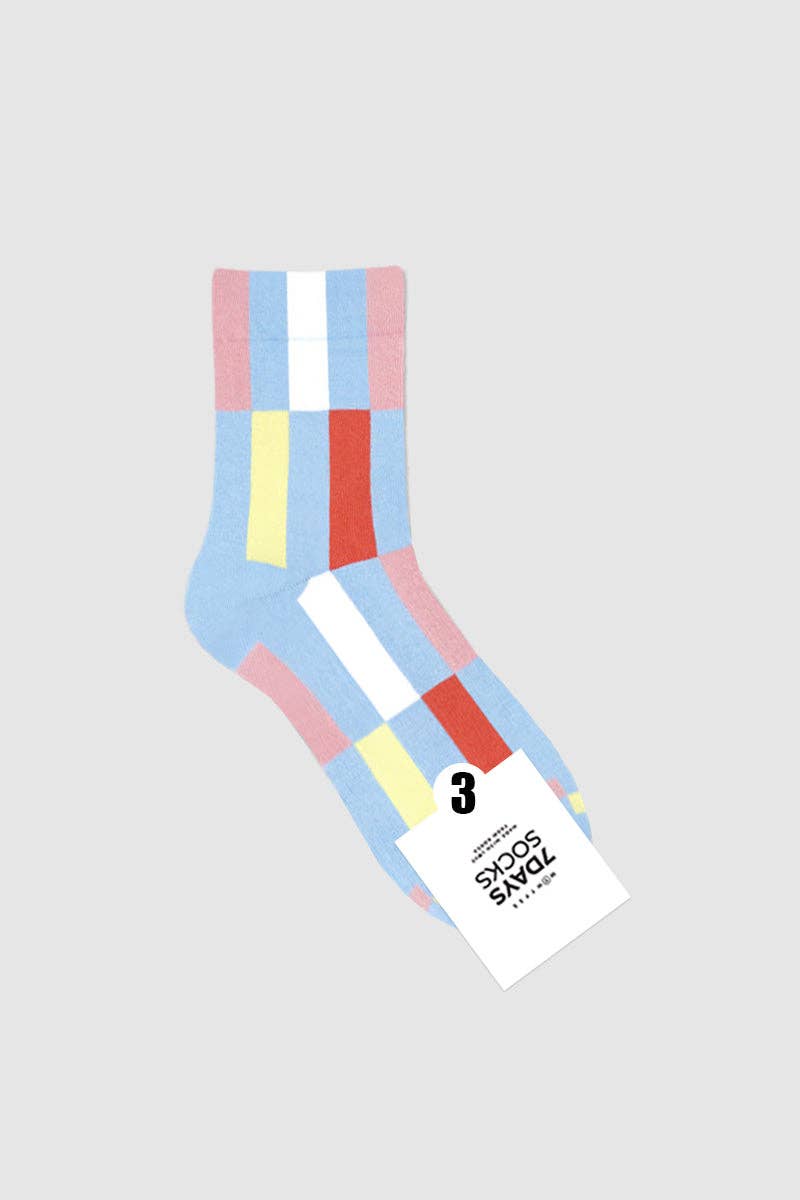 Modern Cubism Socks- unisex – My Little Belleville