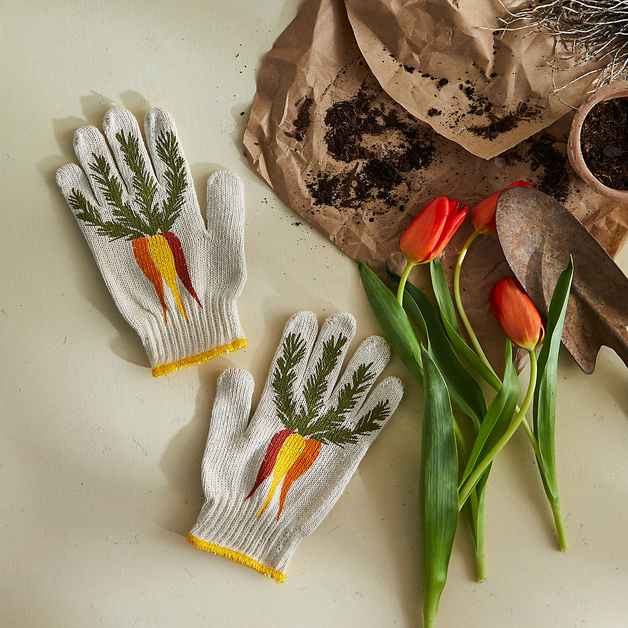 tiny gardening gloves Lavender Gardening Gloves
