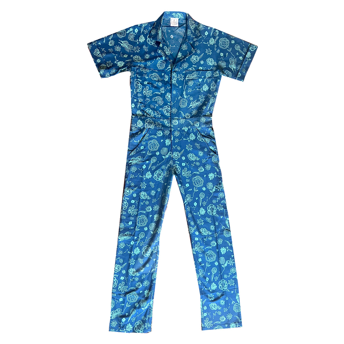Blue floral jumpsuit (U) main image 0