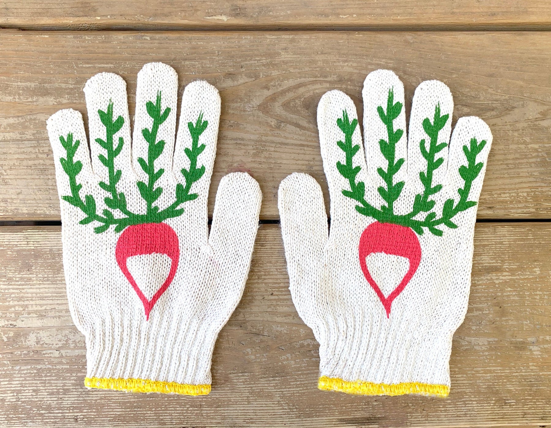 etsy gardening gloves Radish Gardening Gloves – My Little Belleville